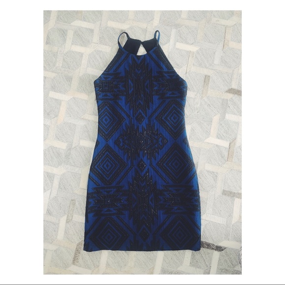 PARKER Printed Bodycon Dress (worn once) - Picture 2 of 8